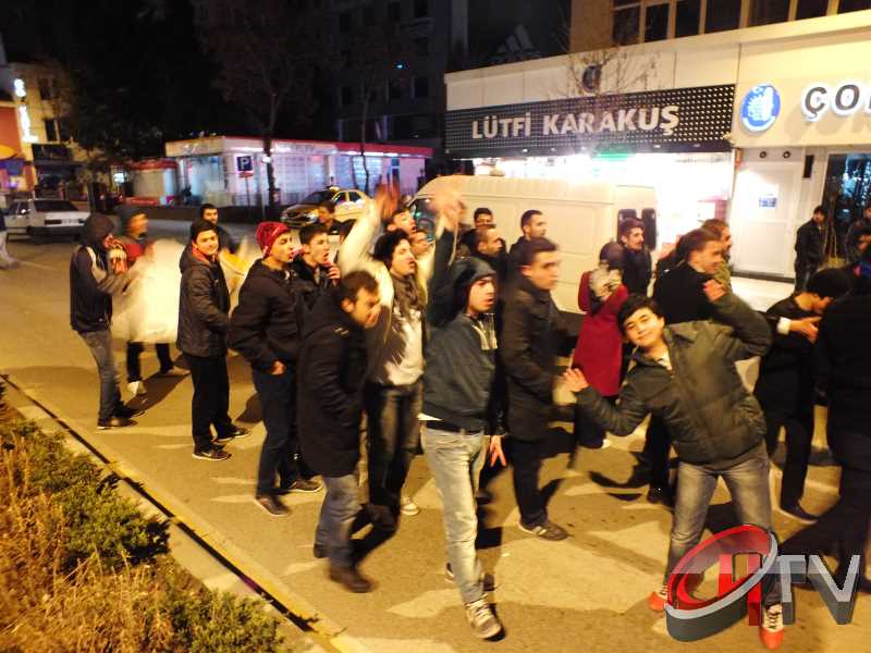 DERBİ MAÇ SONRASI ÇORUM CADDELERİ