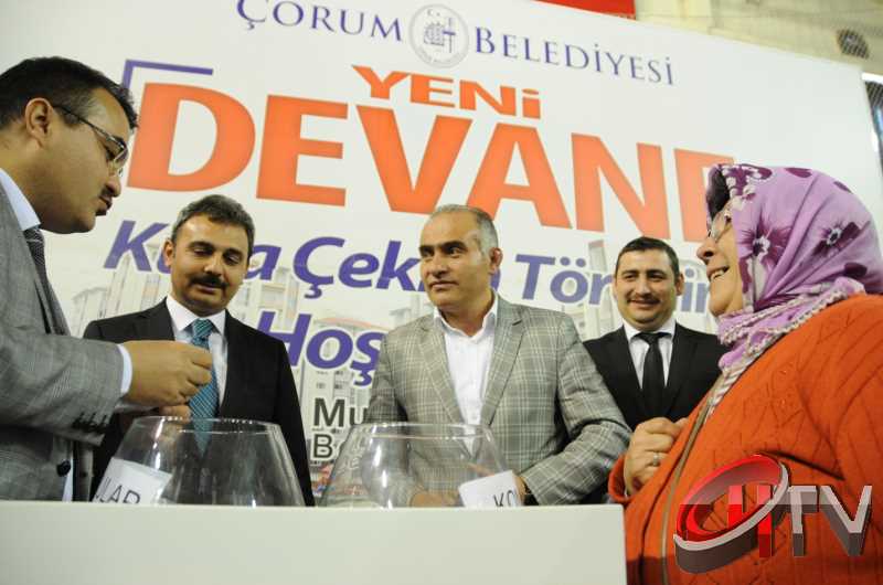 ÇORUM TOKİ DEVANE KURALARI  TÖRENLE ÇEKİLDİ
