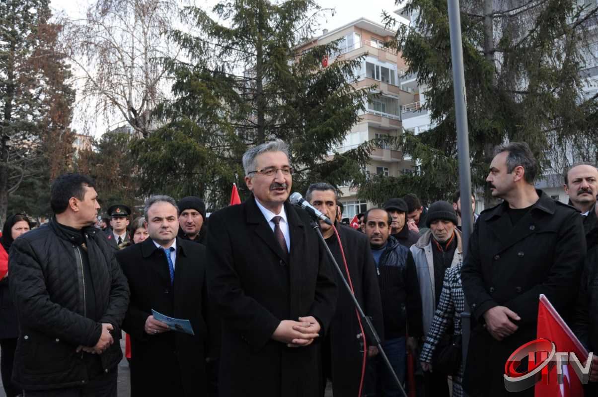 Çorum'da "Terörü Telin ve Milli Birlik Yürüyüşü