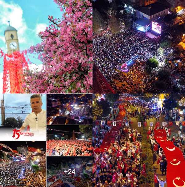 Çorum Meydanları 15 Temmuz'da doldu taştı