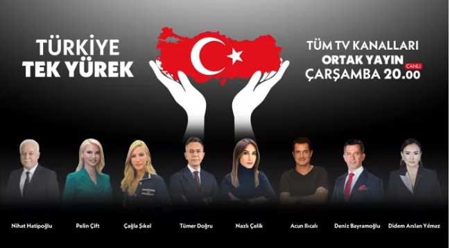 "Türkiye Tek Yürek" yardım kampanyası