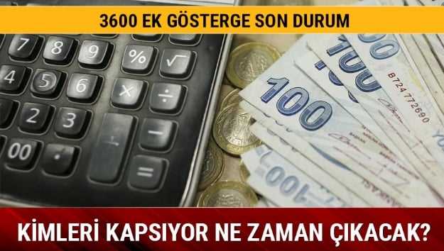 3600 Ek gösterge kimleri kapsıyor 