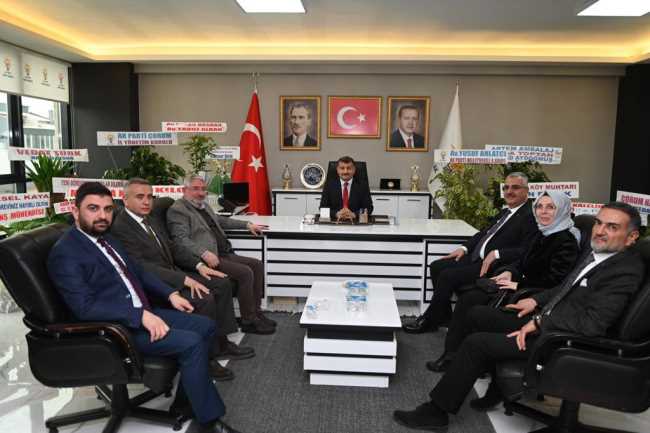 AK Parti Çorum İl Başkanlığında devir teslim töreni