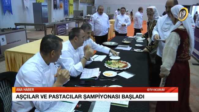 AŞÇILAR VE PASTACILAR ŞAMPİYONASI BAŞLADI