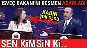 Bakan Çavuşoğlu İsveçli Bakana anladığı dilden konuştu