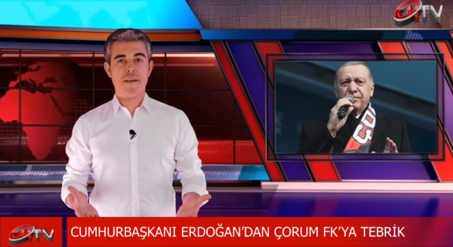 Başkan Erdoğan Ahlatçı Çorum FK'yı Tebrik Etti