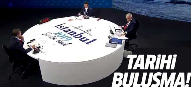 Binali Yıldırım ve İmamoğlu'ndan tarihi canlı yayın! 