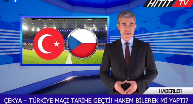 Çekya - Türkiye maçı tarihe geçti! Kart rekoru