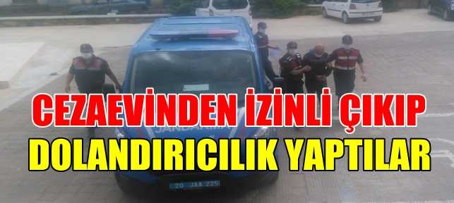 Cezaevinden izinli çıktı Çorum'da  dolandırıcılık yaptı