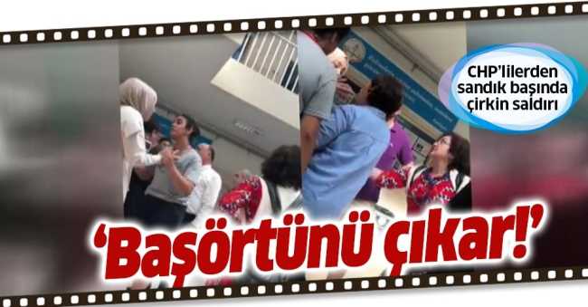 CHP'lilerden başörtülü kadına çirkin teklif
