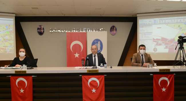 Çorum Belediye Meclisi Şubat aynını ilk toplantısını yaptı