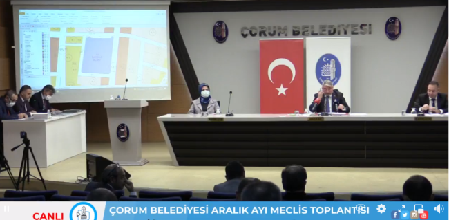 Çorum Belediyesi Aralık 2021 Meclis Toplantısı Yapıldı