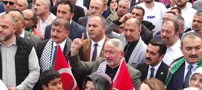 Çorum’da ‘Özgür Filistin’ yürüyüşünde 10 Binler Meydana İndi!