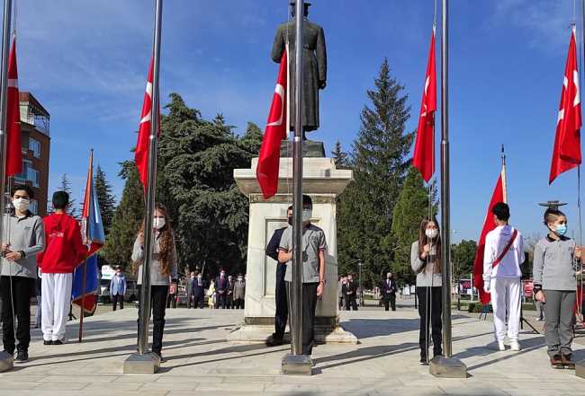 Çorum'da 101.Yılında 23 Nisan kutlaması 