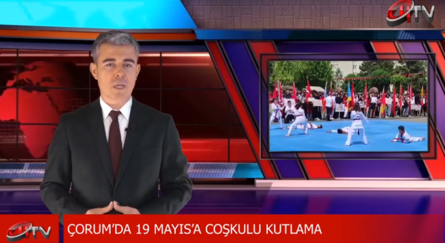 Çorum'da 19 Mayıs'a  Coşkulu Kutlama!