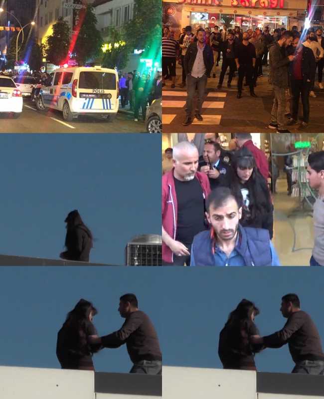 Çorum’da Akşam saatlerinde genç bir kızı intihar etmek istedi