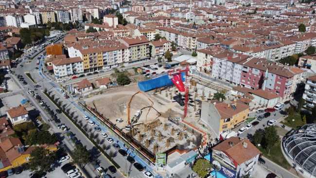  Çorum'da Bedesten'de Temel atma töreni yapıldı