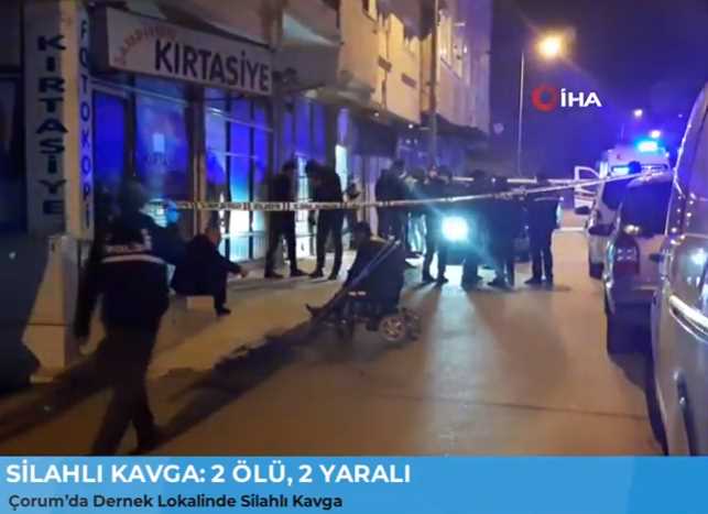 Çorum'da silahlı kavgada 2 ölü 2 yaralı