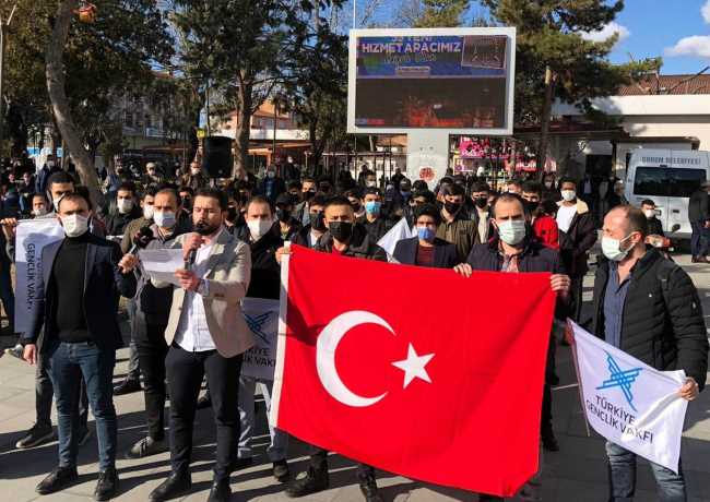 Çorum’da STK'ların  katılımıyla ortak protesto