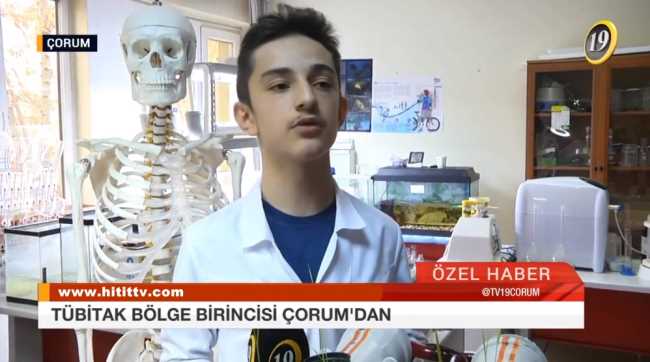 Çorum'dan TÜBİTAK Bölge 1'si  çıktı