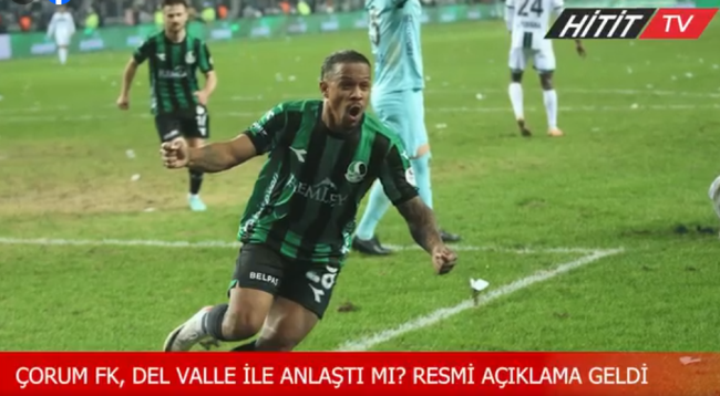  Çorum FK, Del Valle transferini yalanladı