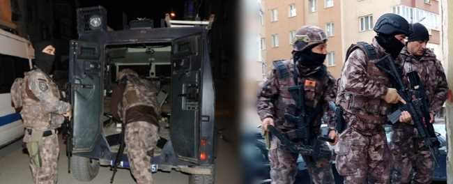 Çorum Polisi mutfak tezgahının altındaki gizli bölmede yakaladı