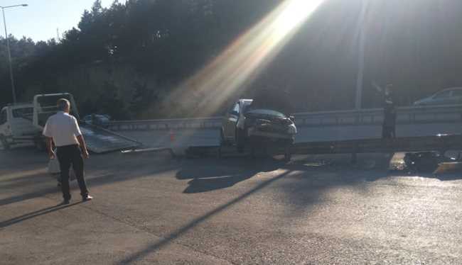 Çorum-samsun Karayolu'nda Trafik Kazası 1 Yaralı