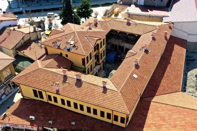 Çorum Tarihi Veli Paşa Hanı restorasyonunda sona gelindi