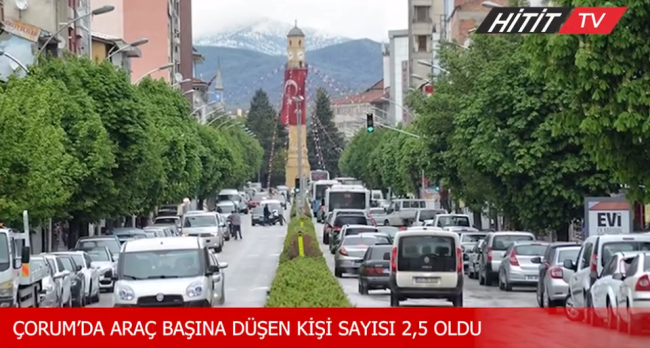Çorum yolları artık daha kalabalık