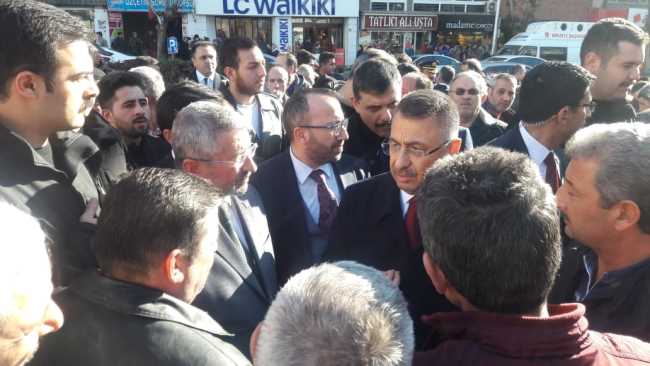 Cumhurbaşkanı Yardımcısı Fuat Oktay, Çorum'da  esnaf ziyaretinde bulundu 