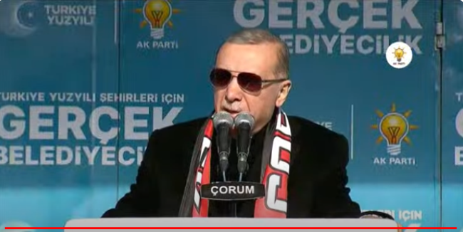 Erdoğan AK Parti Çorum Mitinginde konuşuyor!