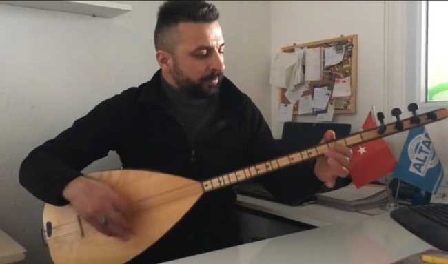 H.İbrahim Aşgın’a besteli destek