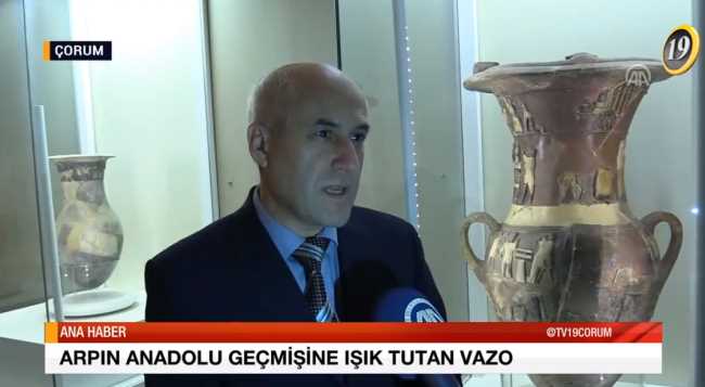 Hitit dönemine ait Hüseyin Dede Vazosu 