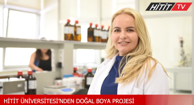 HİTİT ÜNİVERSİTESİ’NDEN  DOĞAL BOYA PROJESİ!