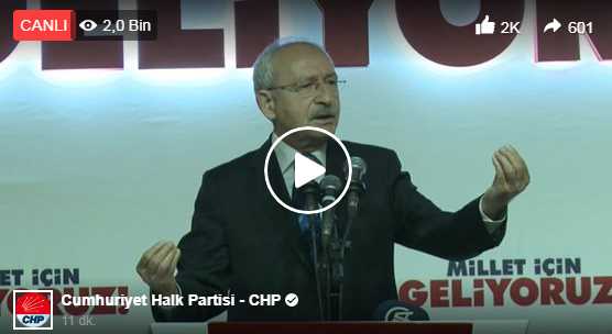 Kılıçdaroğlu bugün Çorum’da