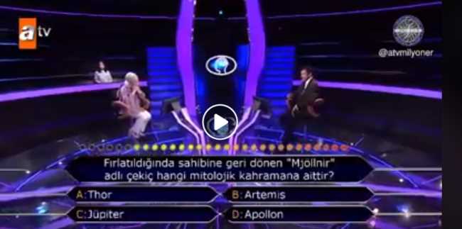 Kim Milyoner Olmak İster'de bir Çorumlu