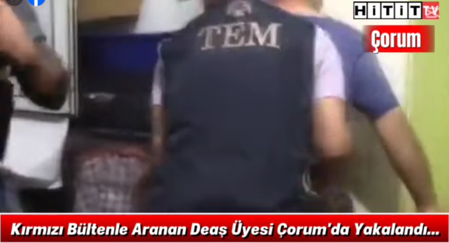 Kırmızı Bültenle Aranan Deaş Üyesi Çorum'da Yakalandı!
