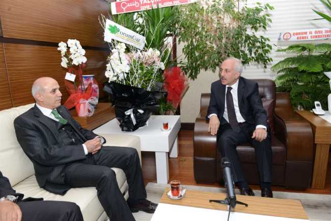 Lütfi Akça'dan Başkan Gül’e Tebrik  Ziyareti