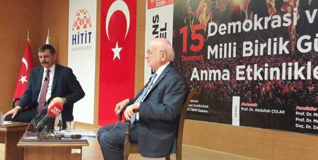 Meclis başkanı Kahraman ve Vali Çiftçi Panelin açılışını birlikte yaptılar 