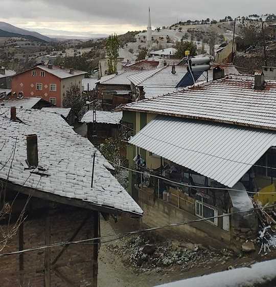 Mevsim ilk karı Çorum'a düştü