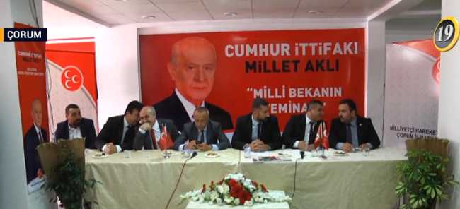 MHP Çorum İl Teşkilatı SKM'de Bayramlaştı