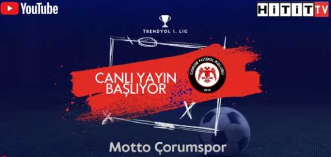 MottoÇorum-Spor 11. Haftayı Canlı Yayında Değerlendiriyor 