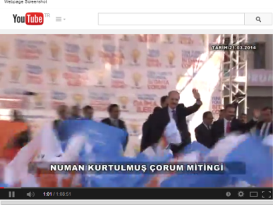 NUMAN KURTULMUŞ YAZIÇARŞIDA  COŞDU