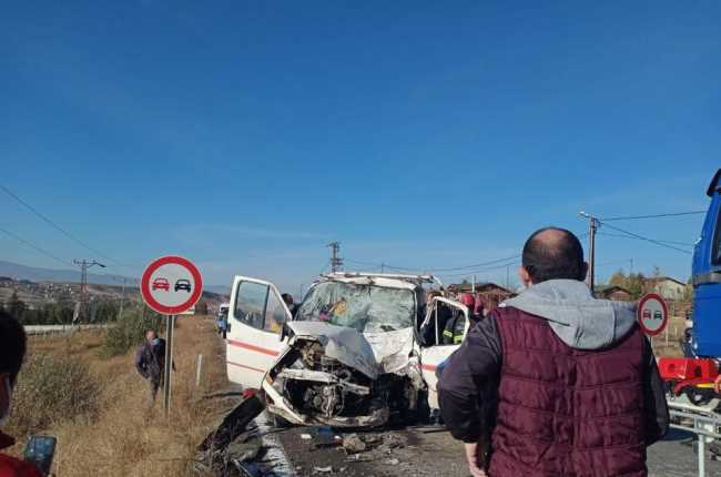 Osmancık - Çatak yolunda trafik kazası