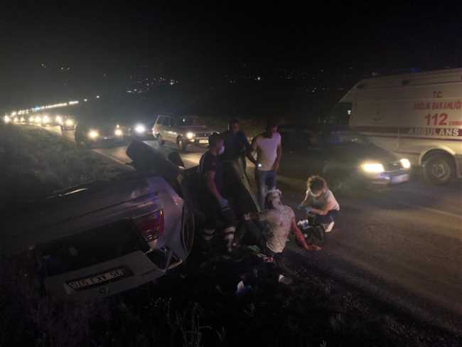 Osmancık'ta trafik kazasında 5 kişi yaralandı