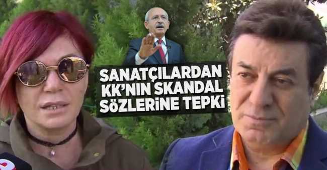 Sanatçılardan Kılıçdaroğlu'na sert tepki geldi