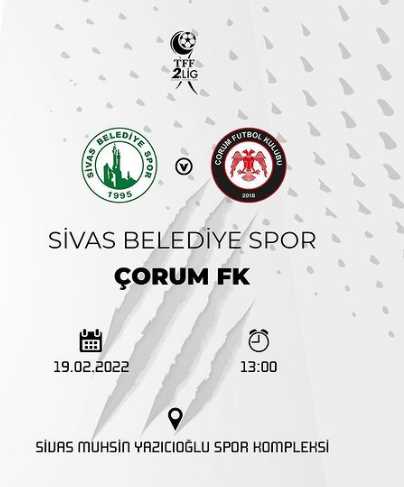 Sivas Belediye Spor 2-0 Çorum FK maçı