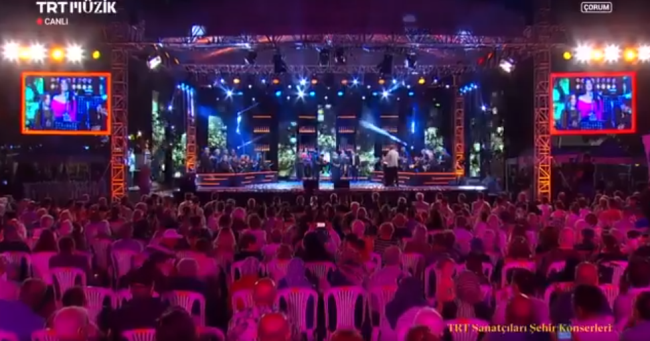 TRT Sanatçılarının  Şehir Konserleri Çorum'da Yapıldı