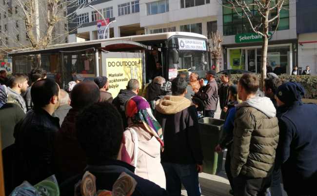 Vatandaş ve Otobüs Şöforünün kavgası