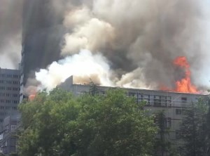 Ankara'da yangın